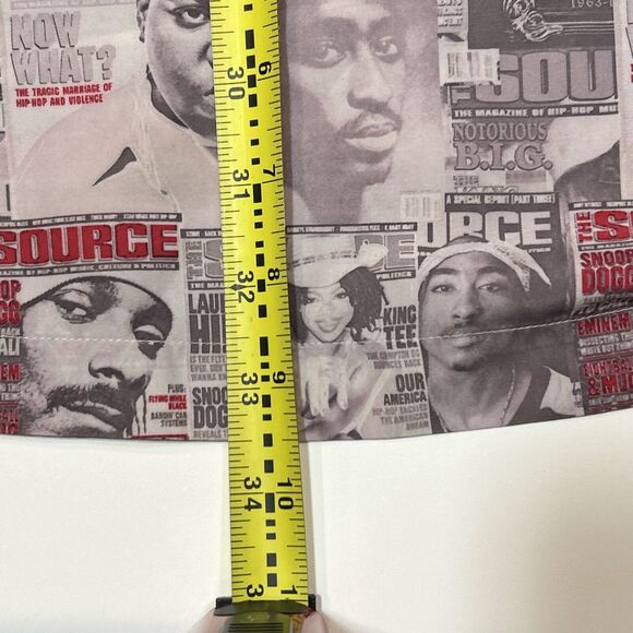 Enyce The Source Magazine Shirt Adult 3XL Y2K AOP Button Up Tupac Biggie Snoop - Picture 14 of 14